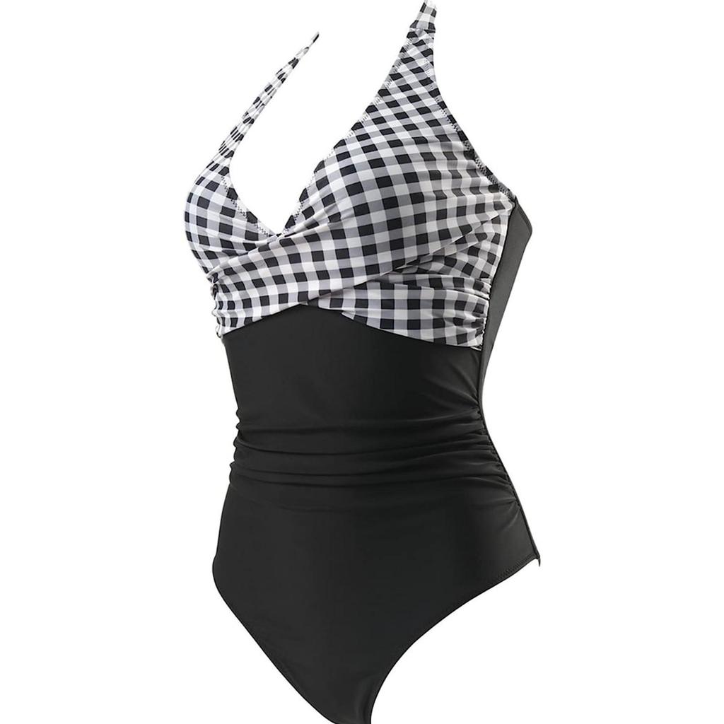 Costume da bagno sexy intero da donna, costume da bagno push-up stampato alla moda, abbigliamento da spiaggia