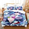 Anime Uma Musume Pretty Derby Twin Turbo 3D Bedding Set Duvet Cover Pillowcases Full Queen King Size Home Decor Quilt Boys Gift