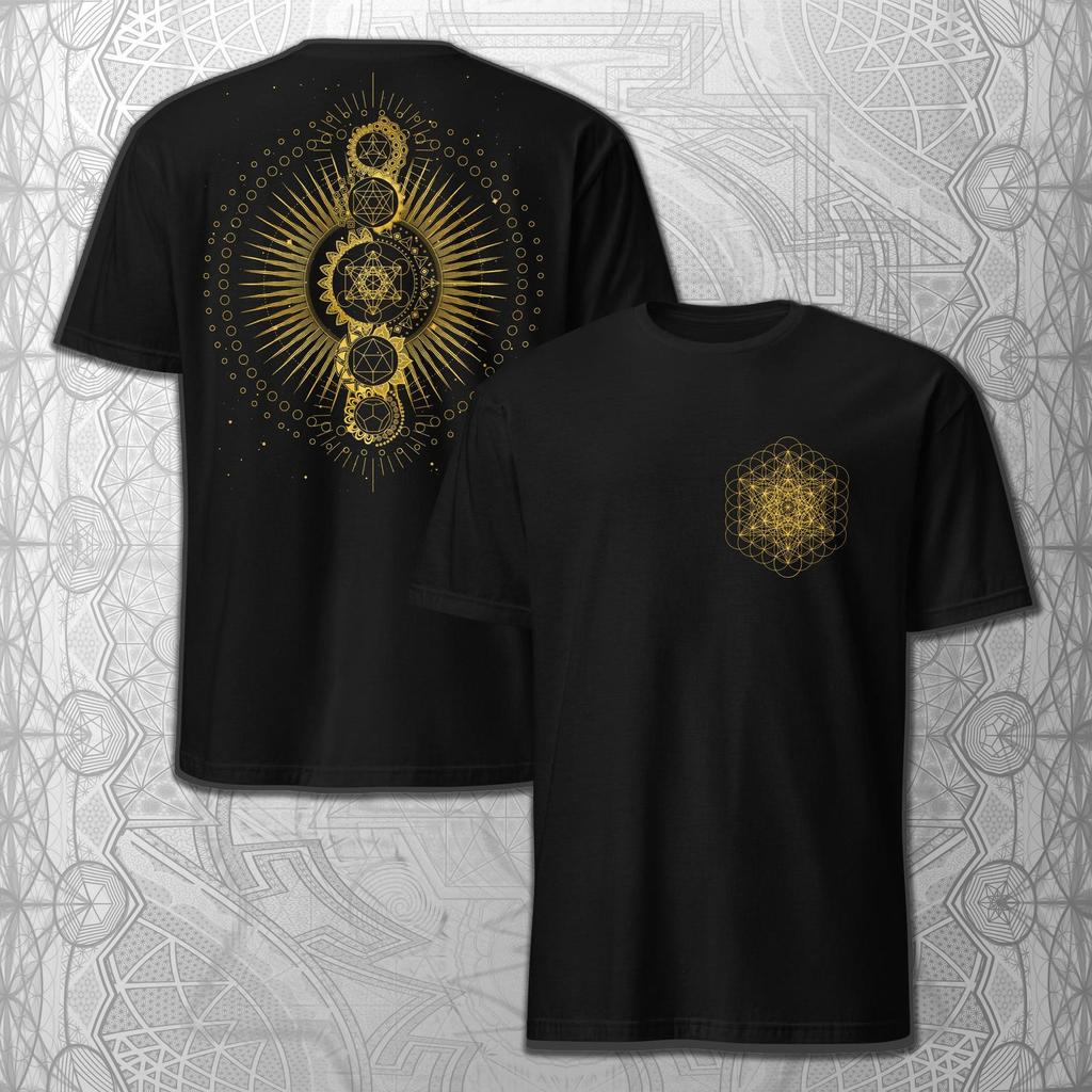 Metatron Sacred Geometry T-Shirt | Festival Psychedelic Art Tee