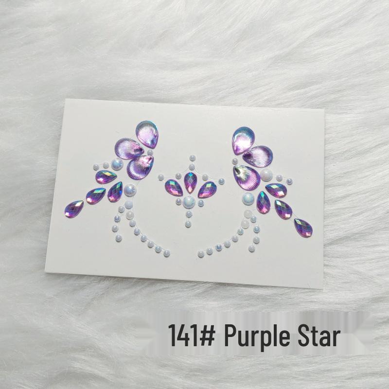 Kids' Rhinestone Eye and Brow Stickers for Makeup and Performances
