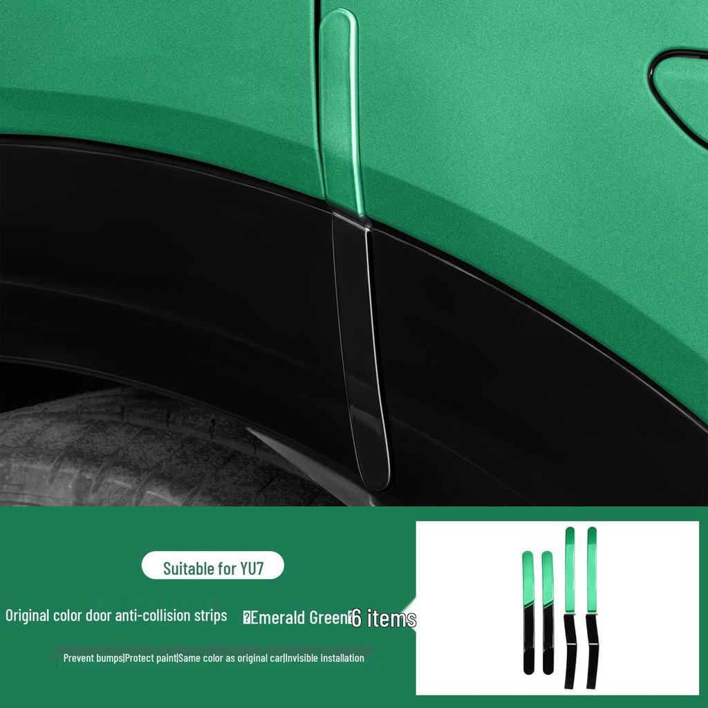 Ochrona Krawędzi Drzwi Samochodowych Paski Antykolizyjne do Xiaomi YU7 - Dekoracja Zewnętrzna i Akcesoria Zapobiegające Zarysowaniom