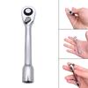 Compact Reversible Ratchet Wrench Combination Square Hole Socket Wrench for DIY Enthusiasts Repair Professionals