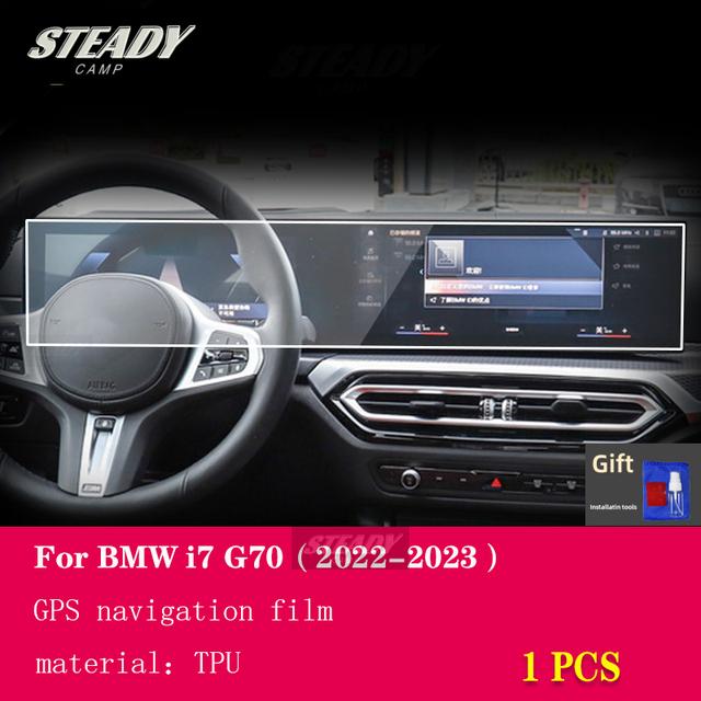 For BMW G70 I7 Series 7  Car Interior Center Console Transparent TPU PPF Protective Film Anti-scratch Repair Accessorie