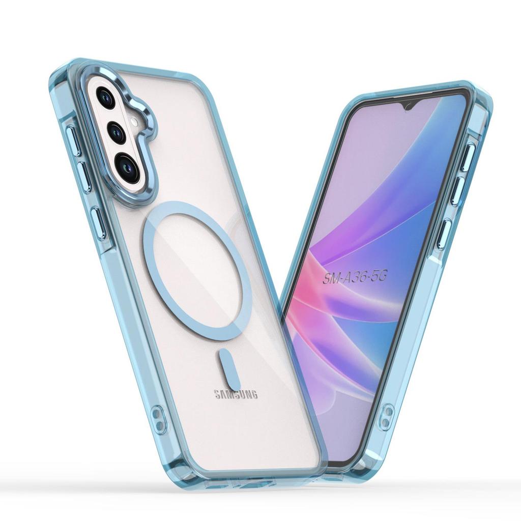 SAMA56 Bright Shadow Magnetic Phone Case for SAMS26ULTRA - Transparent, Anti-Fall Protection