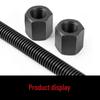Spot 45 Steel Trapezoidal Threaded Rod & Nut Set, Right/Left Hand Coarse Thread, T-Type Buckle