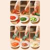 Banana Cutter Slicer Portable Manual Fruit Slicer Creative Vegetable Slicer Kitchen Gadgets Chopping Tool Press Slicer