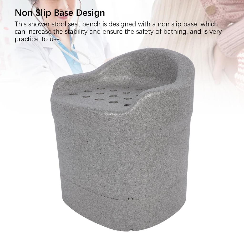 Shower Stool Seat Bench Non Slip EPP Multifunctional Bath Seat Chair for Bathroom