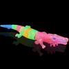 Portable Crocodile Toy Educational Musical Electric LED Luminous Animal Model Toy