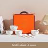 SAMLNG·DY Auspicious Cloud 8-Piece Chinese Dinnerware Set