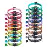 Reflective Breakaway Cat Collar Neck Ring Necklace Newborn Puppy Dog Collar Colorful Bell Collar for Cats Pet Kitten Products