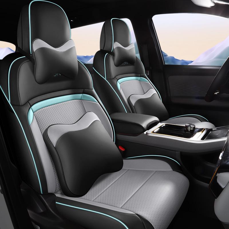 Aion Y Full Leather Car Seat Cushion - All-Season, New Model