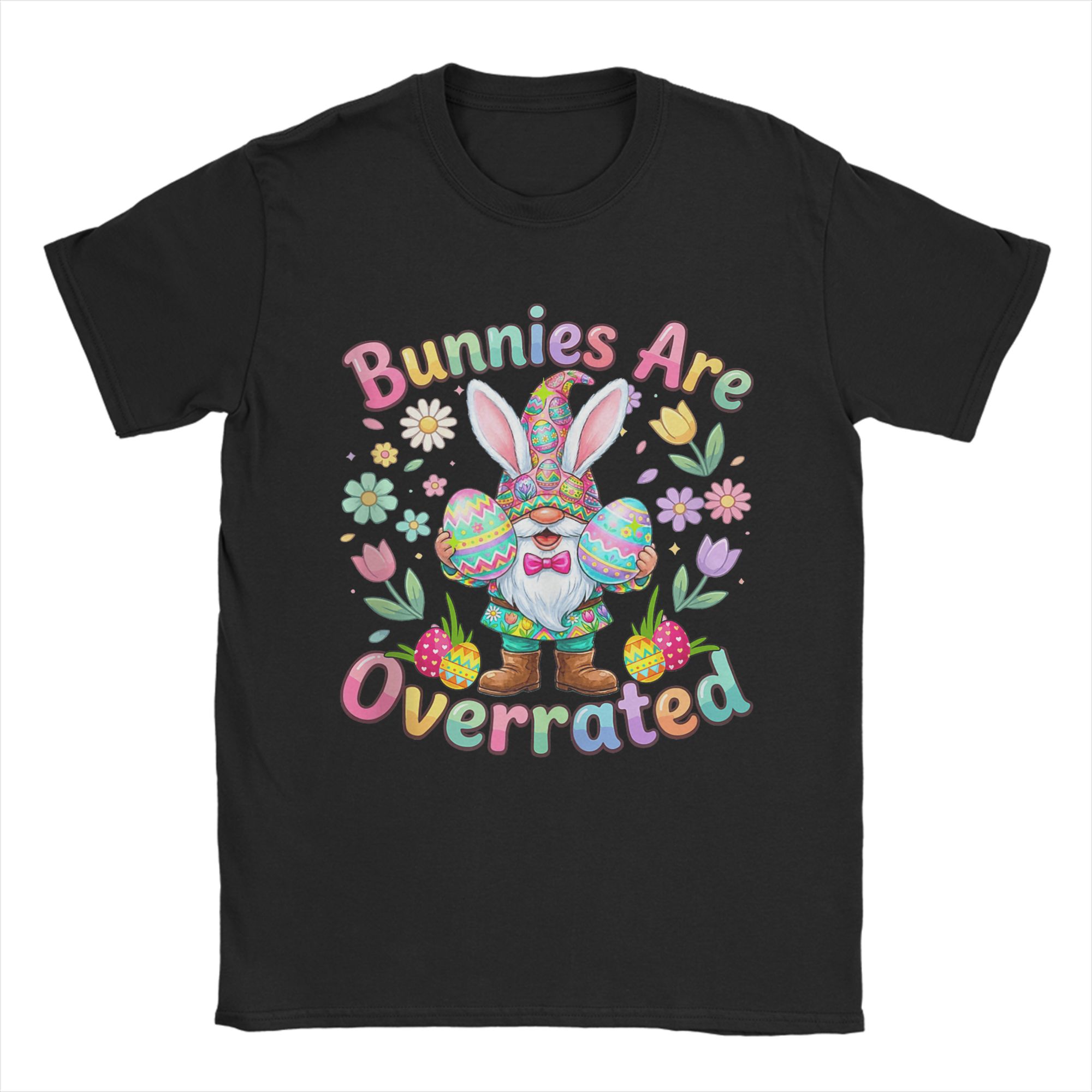 

Casual TShirt Summer Bunnies are Overrated Stay Feral Raccoon Retro Easter Day Trending TShirts Cotton Tshirt Short Sleeve S