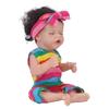 12in Length Newborn Girl Doll Lifelike Active Limbs Washable Lifelike Reborn Girl Doll
