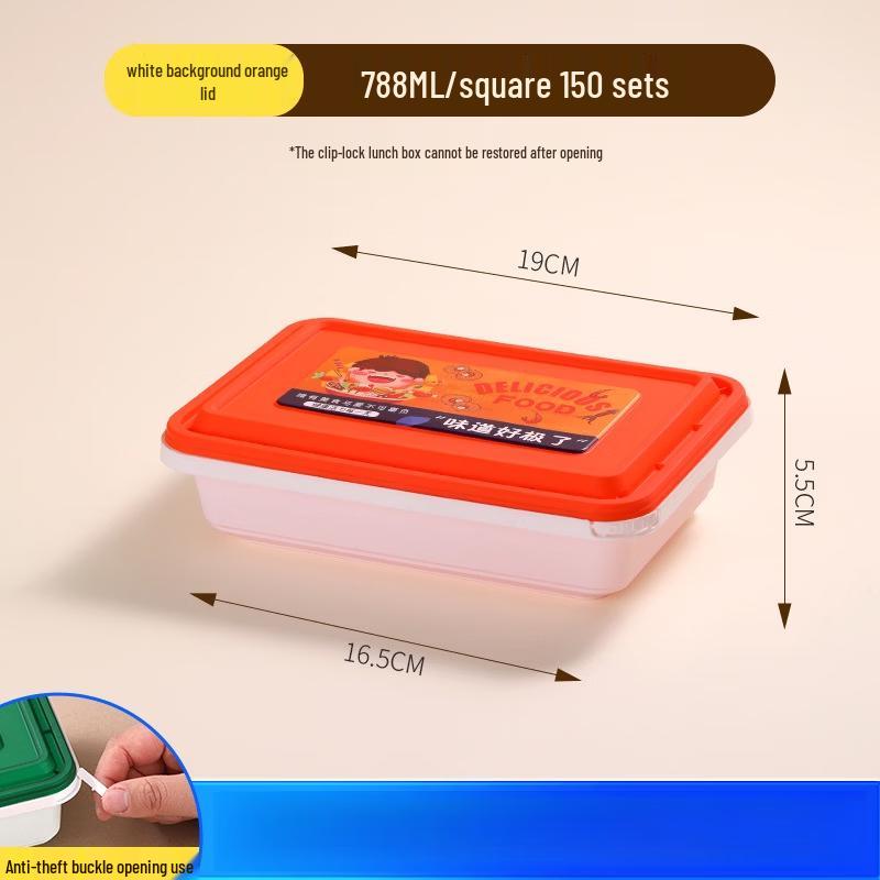 Xihe Disposable Anti-Theft Takeaway Containers