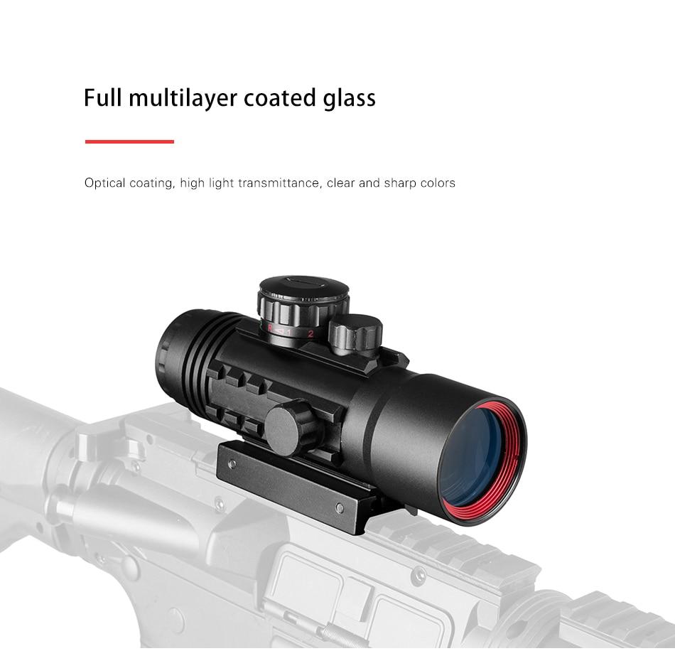 Diana 4X33 Tactical Optical Scope Green Red Cross Illuminated Scope Hunting Scope