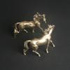 Zodiac Horse Zodiac Horse Statue Small Horse Metal Ornaments Creative Horse Figurines  Gifts