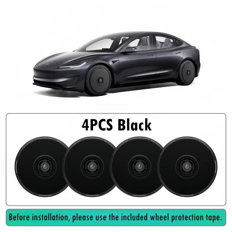 Haloblk Hubcaps For Tesla Model Y