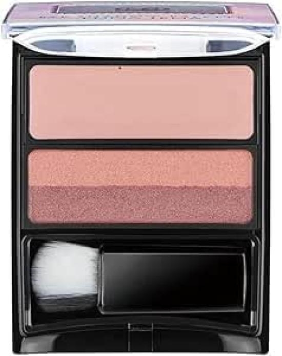 

Luna Jena Eyeshadow Palette (Elegant Pink) - One-Swipe Eyeshadow, Easy Gradient, Spring Colors, Glossy Eyes, Made in Japan, Sparkling Cosmetics,