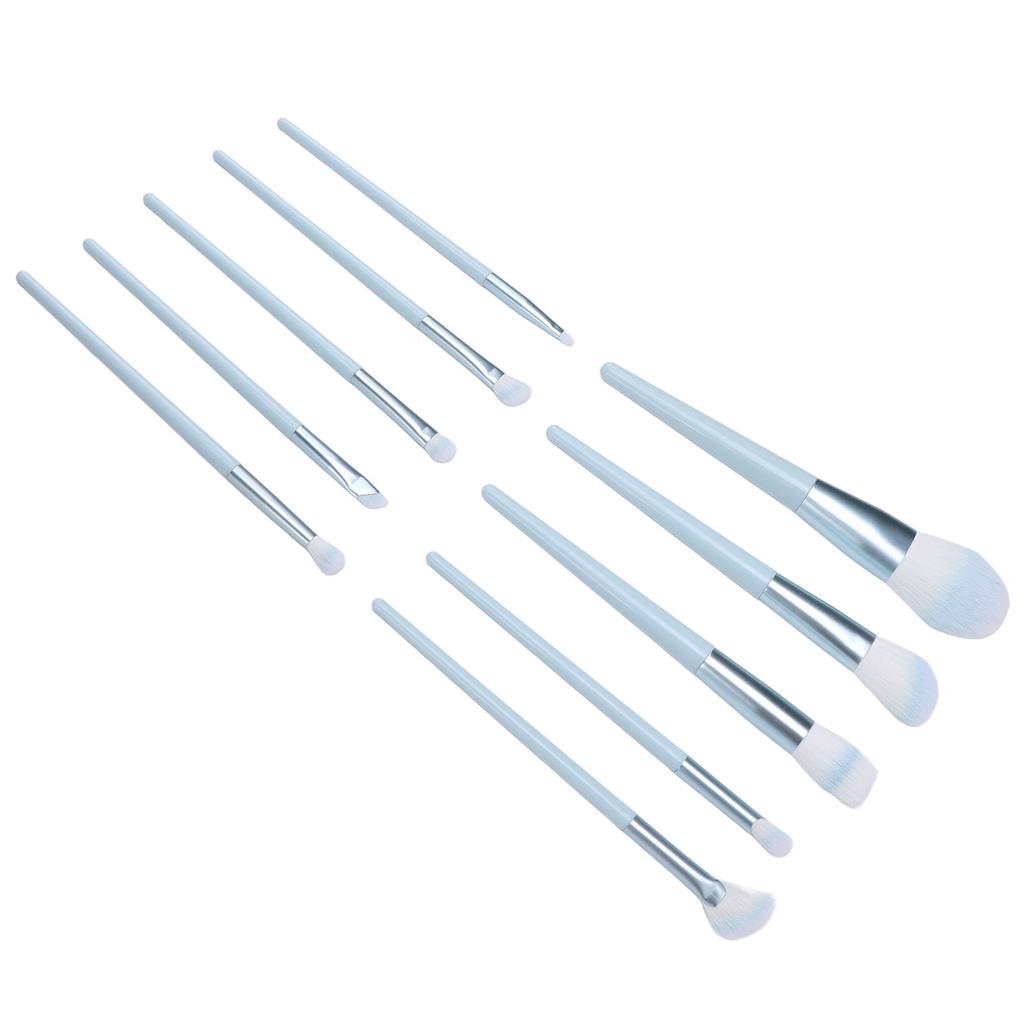 10pcs Makeup Brush Set Soft Synthetic Professional Portable Foundation Powder Eye Shadows Blush Brus