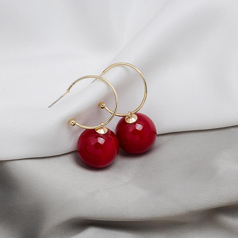 Korean Luxury Big Perfect Imitation Pearl Dangle Earrings for Women Wedding Party Daily Wear Banquet Temperament Jewelry Gifts