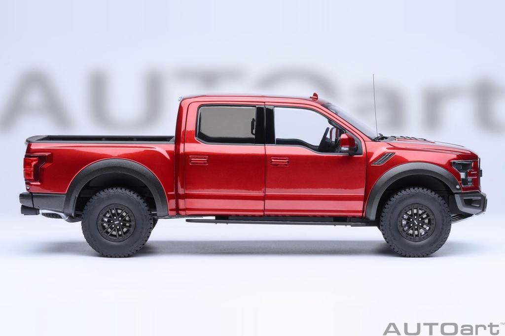 AUTOart Ford Raptor Supercrew 2019 Finished Model Kit 72948 1/18 F-150 (Metallic Red)