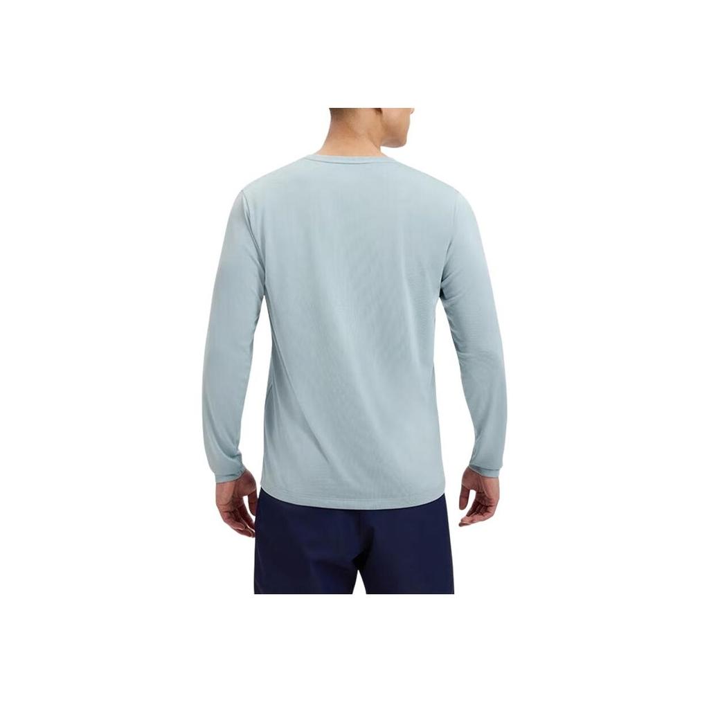 Under Armour Ss25 Ef Perf Graphic Logo Fashion Training Comfortable Long Sleeve T-Shirt Men Tops Sky-Blue 6007557-465