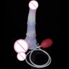 Irrigator Sex Supplies Waterproof Portable Moderate Colorful Dildo Horse Realistic Squirting Penis