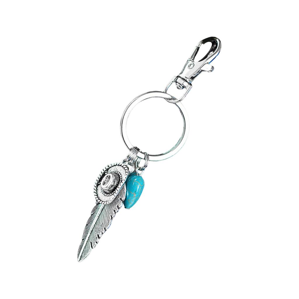 Elegant Cow Head Horseshoe Keychain Adorned With Delicate Leaves Bull Head And Stylish Fringes For Daily Use