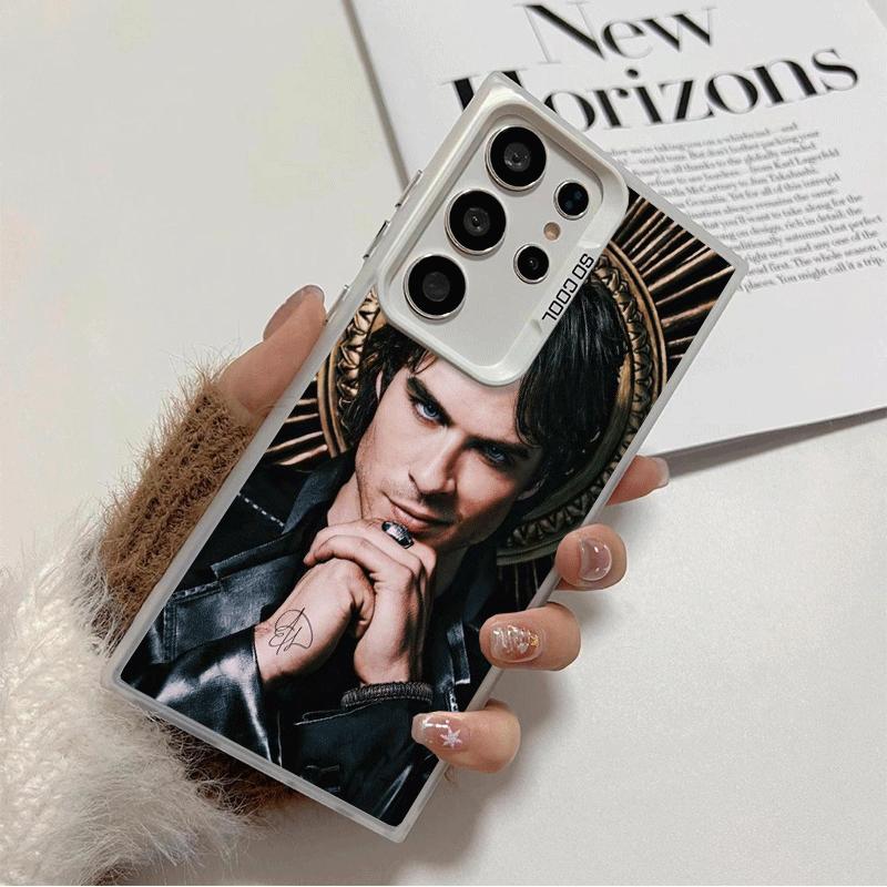 

Мягкий чехол для телефона «Дневники вампира» для Samsung Galaxy S24 S25 FE S26 Edge S23 Ultra S22 Plus S21 + Ударопрочный чехол Задняя панель Samsung S21 Ultra