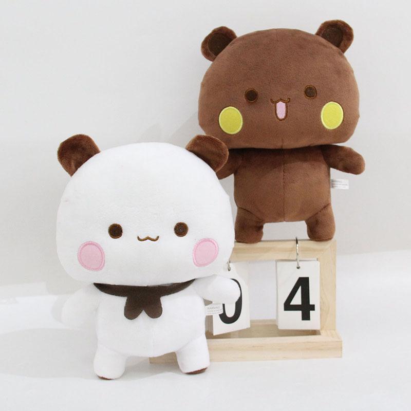 Cute Bubu And Dudu Panda Plush Doll Plush Sleeping Buddy Kawaii Animation Fluffy Bear Plaything Car Sofa Decoration Christmas/Birthday Gift