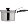 Wahei Freiz One Handed Pot 18cm with Colander IH Compatible Stainless Steel Nabeya Daisaku NR-7731