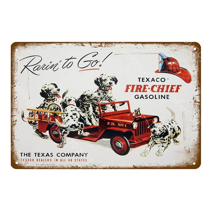 Vintage Texaco Motor Oil Signs Sky Chief Castrol BP Metal Poster Wall Art Painting Plate Garage Gas Gasoline Station Decor YJ