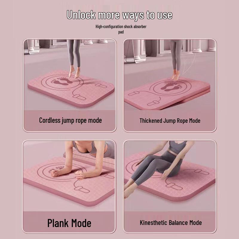 WEZHO Ropeless Jump Rope Mat