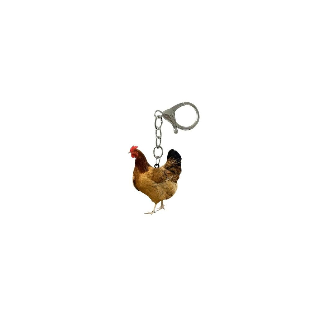 Acrylic Backpack Pendant Rooster Bag Hanging Birthday Gift Chicken Acrylic Keychain  Gift