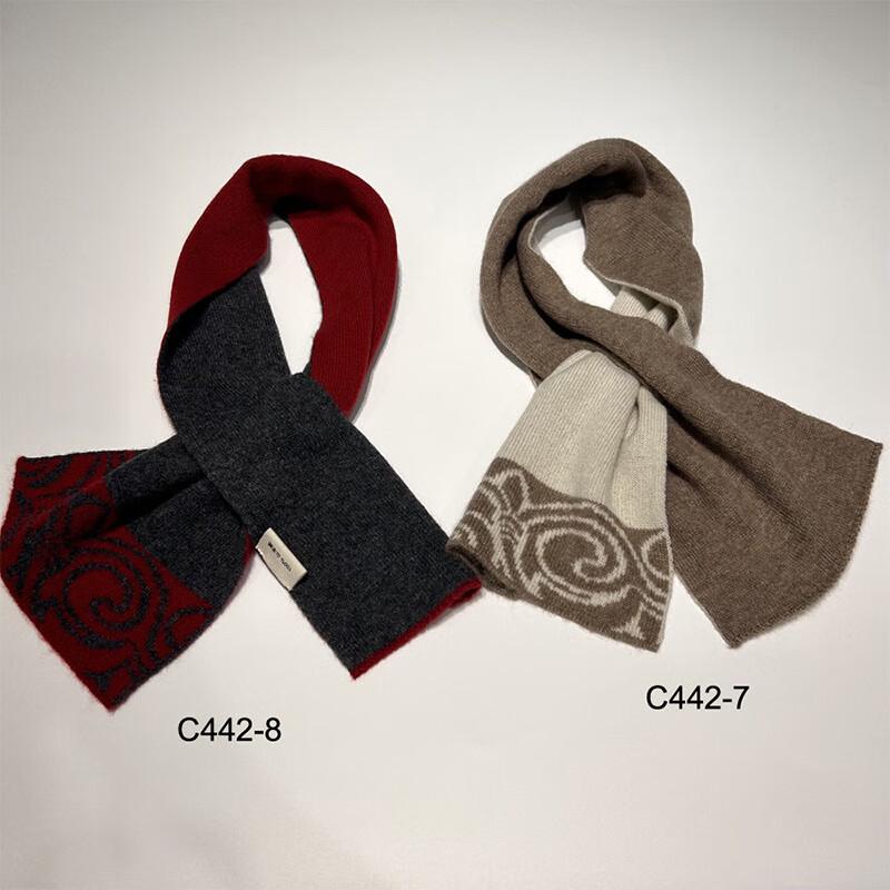 

Женский узорчатый кашемировый шарф G·TENNA NX-C442 85x18 CM