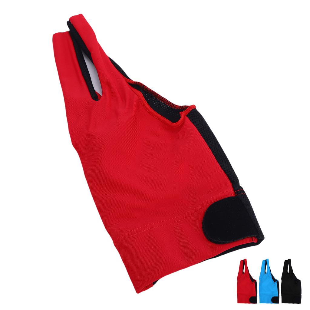 3 Finger Billiard Pool Glove Professional Breathable Anti Slip Right Hand Cue Sport Glove for Men Wo