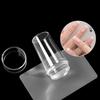 Nail Stamper Set Jelly Head with Scraper Nail Art Template Print Silicone Stamping Plate Tools Manicure Accessories