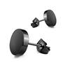 Small Black Punk Stud Earrings For Women Men Boy 2020 New Fashion Zircon Geometry Stainless Steel Jewelry Accessories Earrings