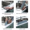 Kitchen Sink Water Splashes Guard Silicone Splashes Protector with Suction Cup Reusable Dish Washing Baffles Board Enduring