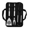 3PCS Stainless Steel BBQ Grill Tools Set for Outdoor Steak Korean Barbecue Household Cooking Utensils Kitchen Accessories bbq