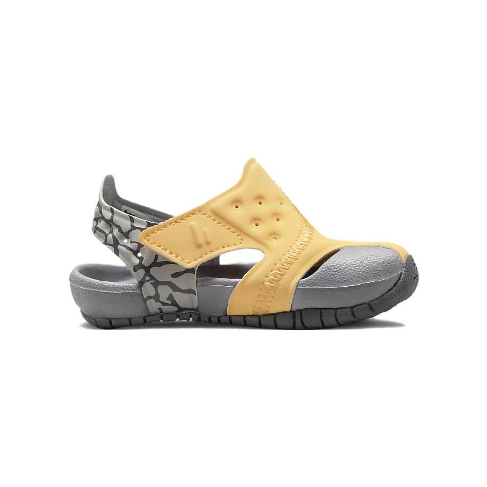 New Jordan Flare TD Rebound Low-Top Toddler Shoes Gray Yellow Infant And Toddler CI7850-700