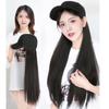 Women's Versatile Long Hair Wig Hat - Curly, Straight, Duckbill Cap