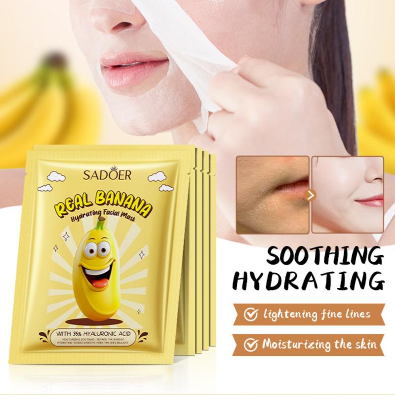 

Fruit Niacinamide Series Mask SADOER Brightening Moisturizing Hydrating Mask banana mask 25g