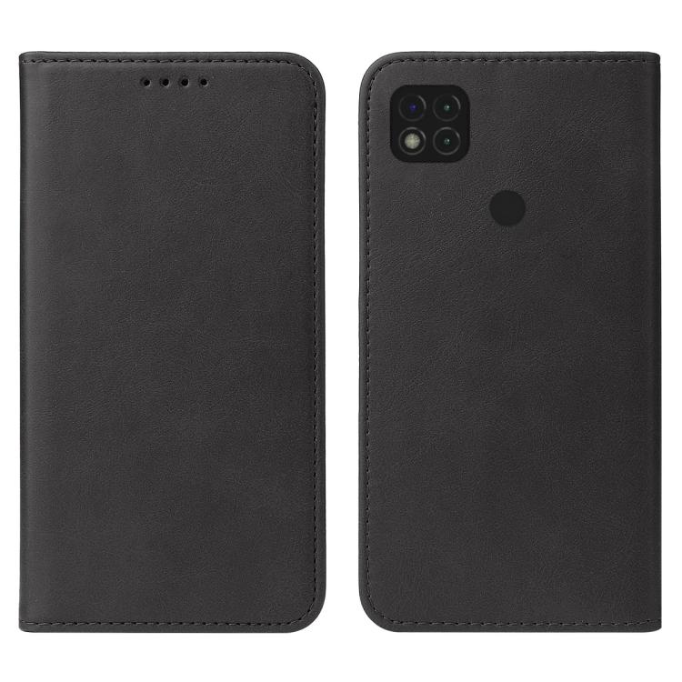 For Xiaomi Redmi 9C NFC Magnetic Closure Leather Phone Case