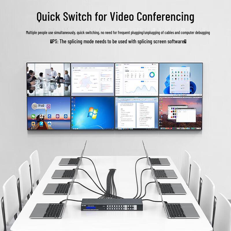 MT-Viki 4K HDMI 8x8 Matrixový přepínač