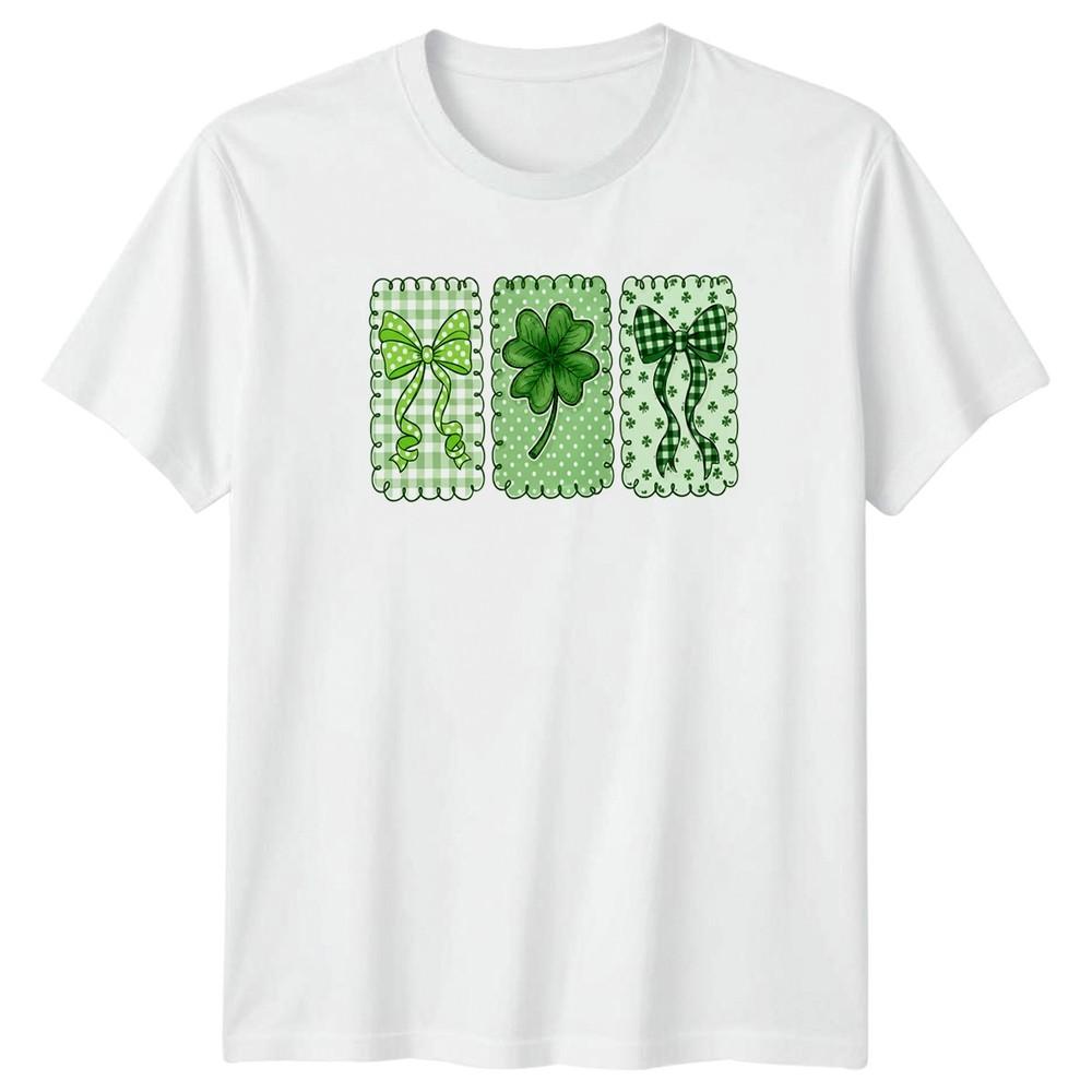 St Patricks Day Shamrock Clover And Unisexs TShirt Irish Luck Holiday S