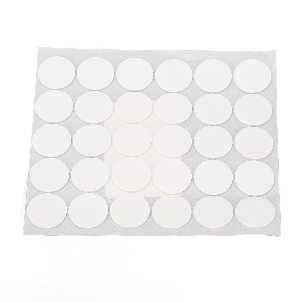 10 Sets Double Sided Foam Tapes Multifunctional Round PE Foam Self Adhesive Pads 20mmx1mm White