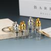 Breloc Mini Sticlă Sfântă - Pandantiv Religios Decorativ cu Design Cruce Perfect Pentru Chei Genți Accesorii Auto