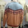 Veste en nubuck imprimé vintage pour homme