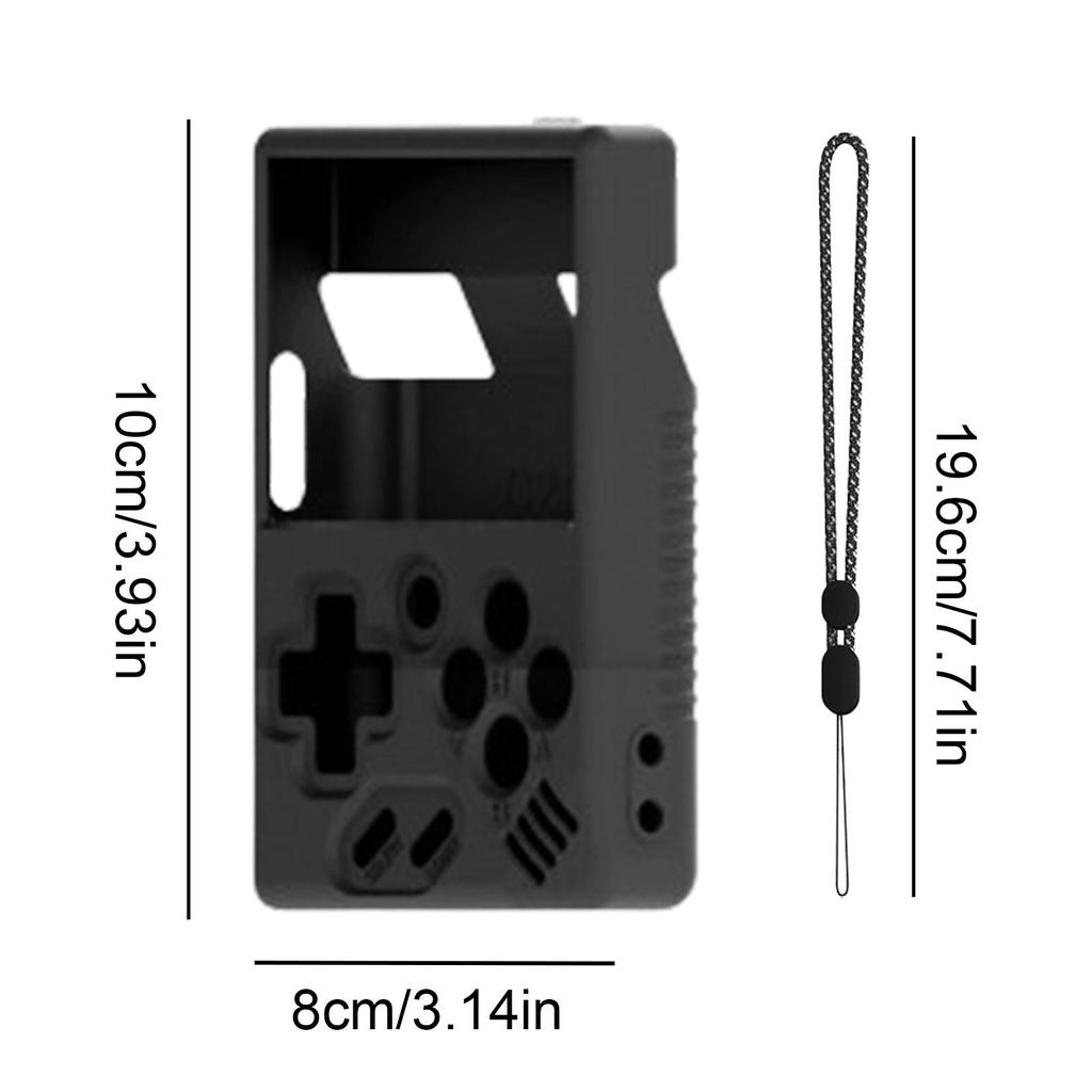 Soft Silicone Case Protective Cover Scratch Resistant Game Console Cover Anti-Slip Skin Cover With Lanyard